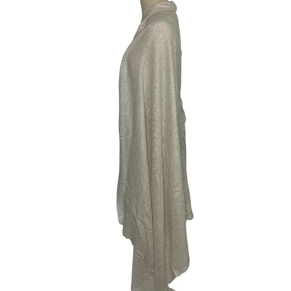 2 H&M knit gold shimmery long pashmina scarf - Picture 6 of 16